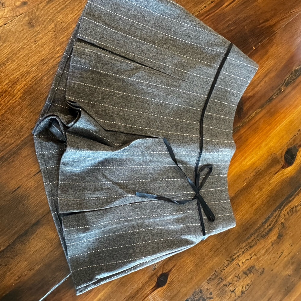 Free People Houston Pinstripe Pleated Skort - Picture 4 of 4